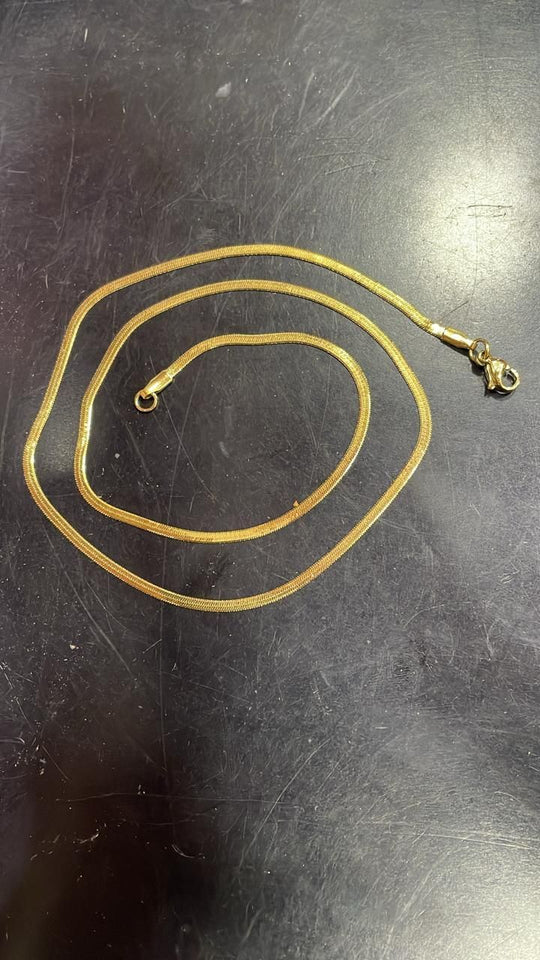 Golden Snake Chain Bracelet for Women – Gold Plated