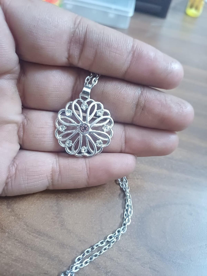 Sterling Silver Birthstone Pendant Necklace for Women