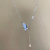 Chic Butterfly Tassel Necklace
