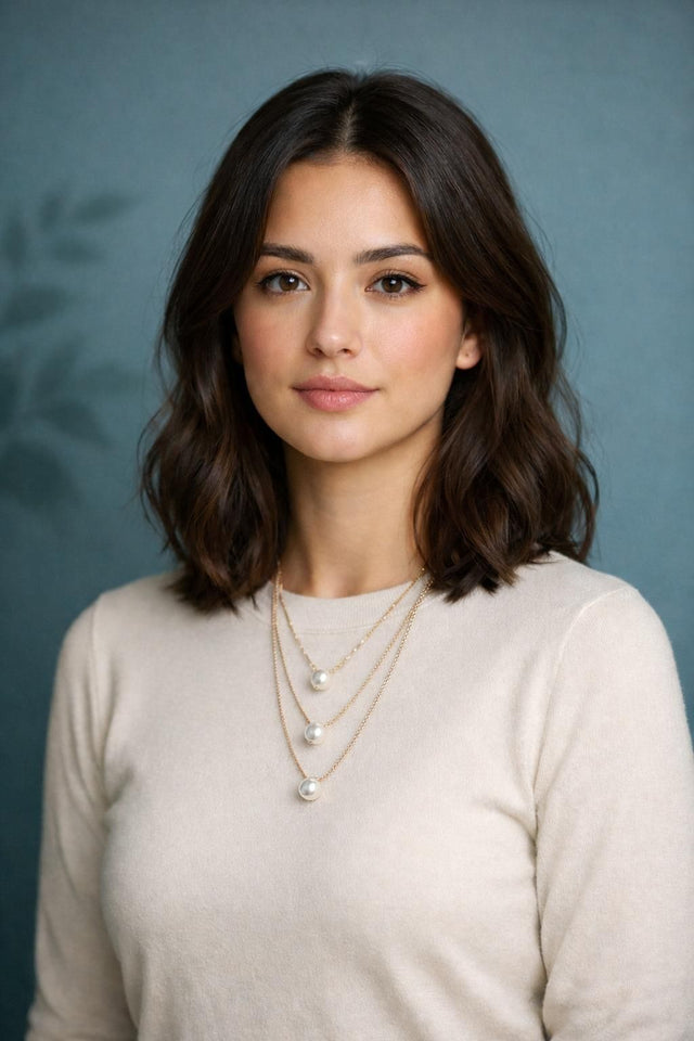 Gold Plated Pearl Layer Necklace for Women – Party Wear