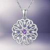 Sterling Silver Birthstone Pendant Necklace for Women
